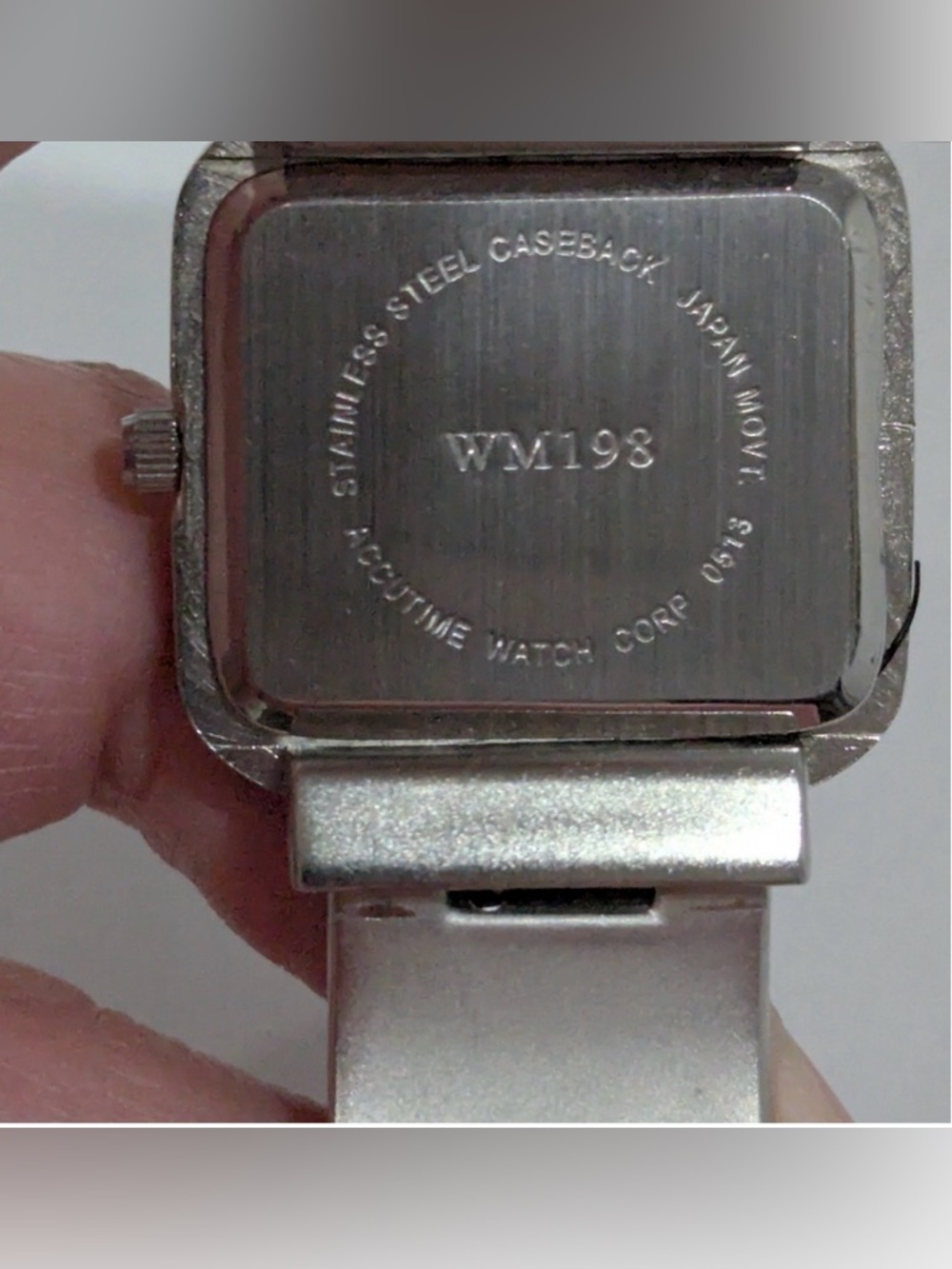 Accutime Silver & Pink Women's Bracelet Watch - Picture 5 of 5